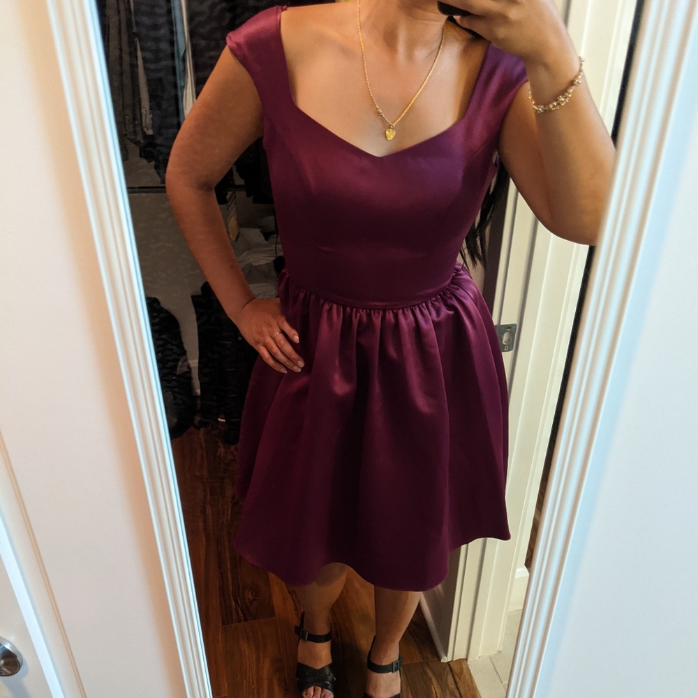 Allen B. By Allen Schwartz Size 6 Burgundy Dress